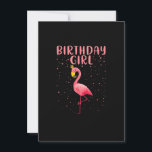 Invitation Fille d'anniversaire - Drôle Flamant rose Lover Pr<br><div class="desc">Funny Flamingo Gift for men,  Gift for women,  wife,  husband,  son,  daughter,  grandson,  granddaughter. Design Gift Idea for Birthday,  Christmas,  Anniversary,  Fathers day,  Mothers Day,  matching outfit men,  women,  father,  wife,  teacher.</div>