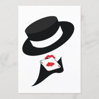 Invitation fille de cabaret