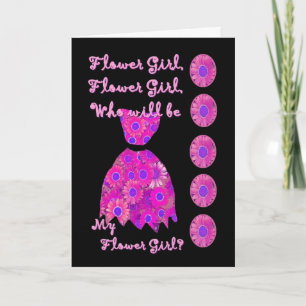 Invitation Fille de fleur d'invitation de Niece robe MAGENTA