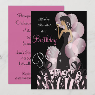 Invitation Fille de la Classique Diva Party