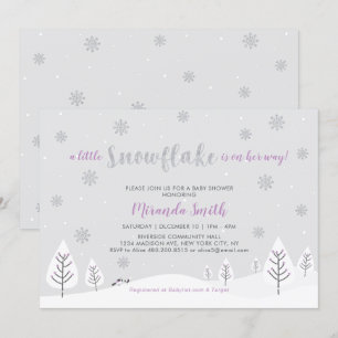 Invitation Fille de la fête prénatale / Baby shower "Merveill