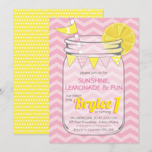Invitation Fille de la Lemonade