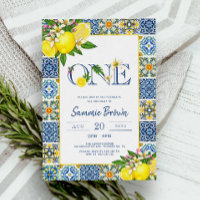 Fille photo Citron Méditerranéen 1ère fête d'anniv