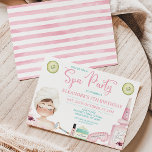 Invitation Fille Produits de beauté Spa fête Anniversaire Inv<br><div class="desc">Fille Beauté Produits Spa fête d'anniversaire Invitation Sweet fille's spa fête d'anniversaire avec une fille brune,  cap calligraphie rose,  divers produits de beauté,  tranches de concombre et fleurs. Cette invitation à fêter spa est idéale pour une fête d'anniversaire spa à venir.</div>