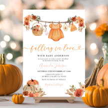 Fille tombant amoureuse Vêtements Baby Shower