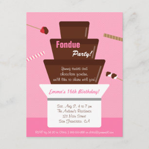 Invitation Filles de la Fête d'Anniversaire de la Fontaine Do