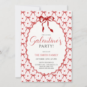 Invitation filles de la fête de Galentine