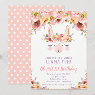 Invitation Filles d'invitations d'anniversaire d'amusement de