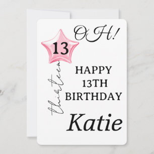 Invitation Filles Licorne Violette Mignonne Anniversaire 13 A