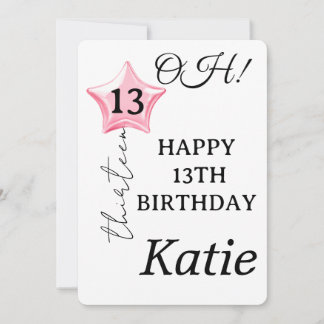 Invitation Filles Licorne Violette Mignonne Anniversaire 13 A