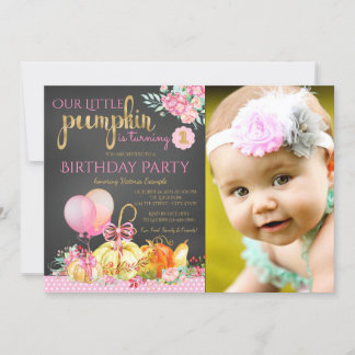 Invitation Filles Petit Tableau Noir Anniversaire Premier Ann
