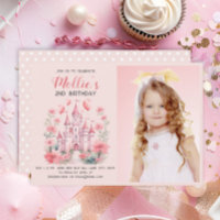 Fillettes 2ème Anniversaire Château Rose Photo