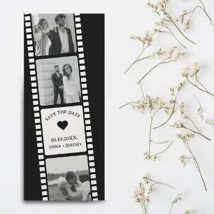 Invitation Film Strip Photo Booth Signet Enregistrer la date
