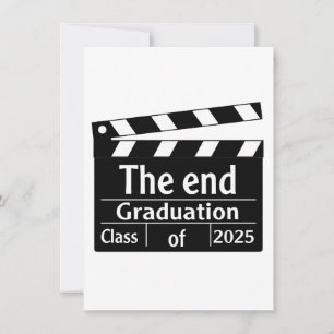 Invitation Fin de la graduation 2025 Cinema Graduate