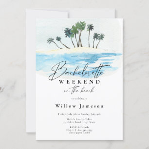 Invitation Fin de semaine de bachelorette à l'invitation de p
