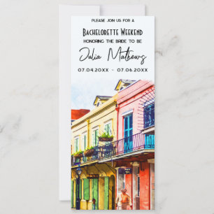 Invitation Fin de semaine du Bachelorette Destination de la N