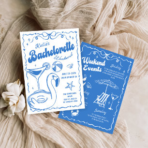 Invitation Fin de semaine du Toast Beach Dernier bleu