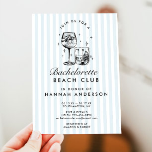 Invitation Fin de semaine Retro Moderne Vintage Bachelorette 