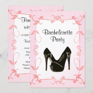 Invitation finale de Fling Pink Bachelorette Party