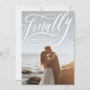 Invitation Finalement reportée de la photo vidéo Enregistrer