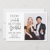 Finally Getting Hitched Wedding Save The Date