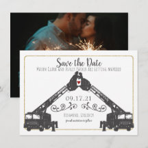 Fire Fighter Sauvez la date avec la photo