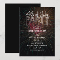 Fireworks Photo Extérieur Barbecue 4 juillet Fête