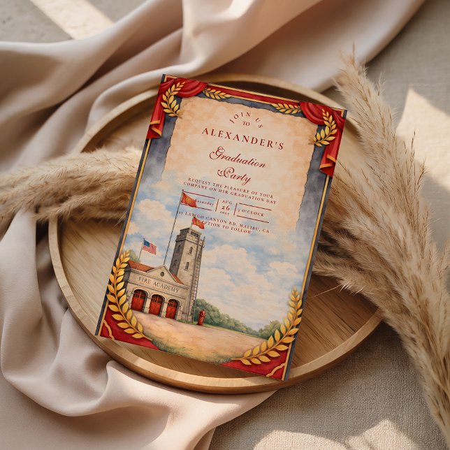 Invitation First Responder Graduation Celebration (Créateur téléchargé)