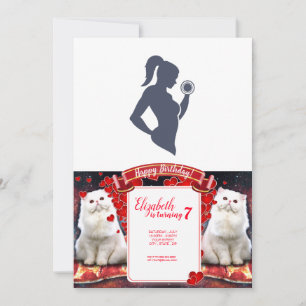 Invitation Fitness girl levant haltère