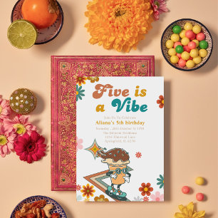 Invitation Five est Vibe super skateboard 5e anniversaire