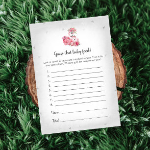 Invitation Flamant rose Argent Ballerina Devine Le Jeu De Nou