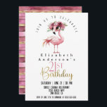 Invitation Flamant rose rose glamour 21e anniversaire<br><div class="desc">Glamor Pink Flamant rose 21e Invitation Anniversaire Pour Les Femmes. Il Est Facile De Changer L'Exemple De Texte En Vous Propre En Cliquant Sur Personnaliser. Cliquez Sur Personnaliser/Modifier Avec L'Outil De Conception Pour Modifier Le Type De Police, La Couleur De Police, La Taille De Police Ou Pour Ajouter/Supprimer/Modifier Le Texte...</div>