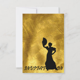 Invitation Flamenco Danse latine Ball