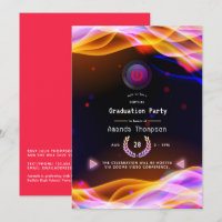 Flames de Neon Glow Flames Virtual Graduation Part