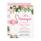 Flamingle Baby shower floral tropical