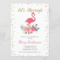 Invitation Flamingle Bridal Shower