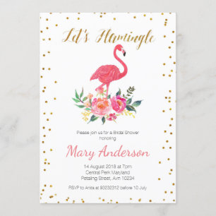 Invitation Flamingle Bridal Shower