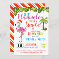 Invitation Flamingle & Jingle - WH