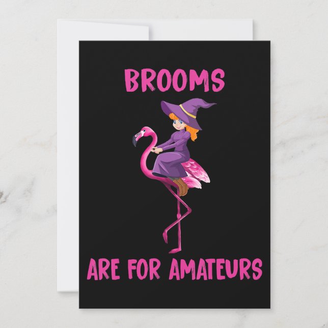 Invitation Flamingo | Déguisement Halloween Flamingoween (Devant)