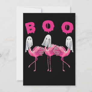 Invitation Flamingo Fantôme Flamingo Boo Costume Halloween