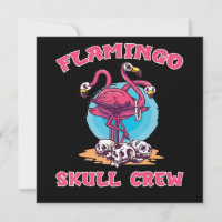 Flamingo | Flamingo Skull Crew Halloween Costume