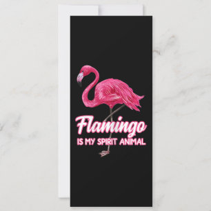 Invitation Flamingo   Spirit Animal Tropical Bird