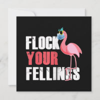Flamingue Rose Drôle Flock Vos Sentiments Femme