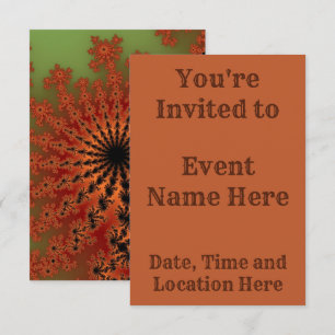 Invitation Flamme d'automne