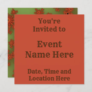 Invitation Flamme d'automne