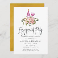 Fleur Blush & Gold Wine Tasting Party