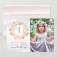 Fleur de cerisier rose Fille de couronne photo Ann