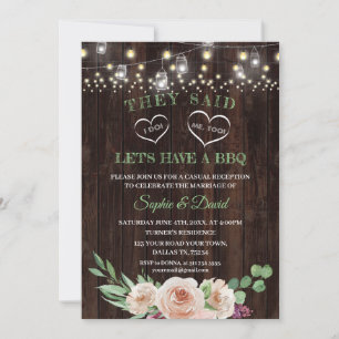 Invitation Fleur de champagne rose après avoir fait Mariage B