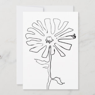 Invitation fleur de gigogne