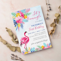 Fleur de la Forêt Tropicale Sauvage Rose Navy Anni